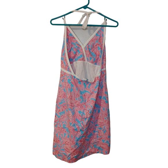 Lilly Pulitzer Pink and Blue Midi Dress - Picture 2 of 9